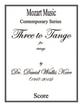 Three to Tango Orchestra sheet music cover